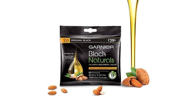 garnier black hair dye review
