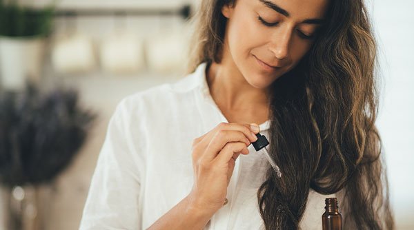 Dry hair care routine