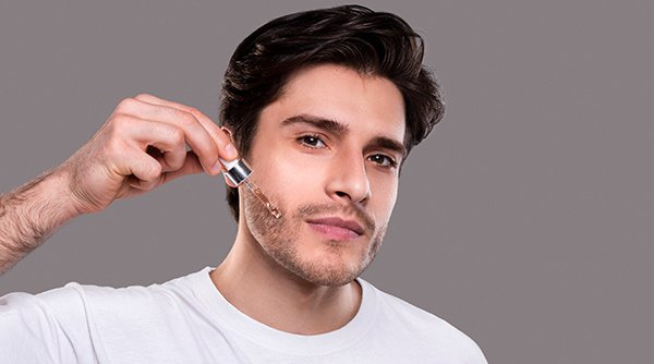 Oily face men discount