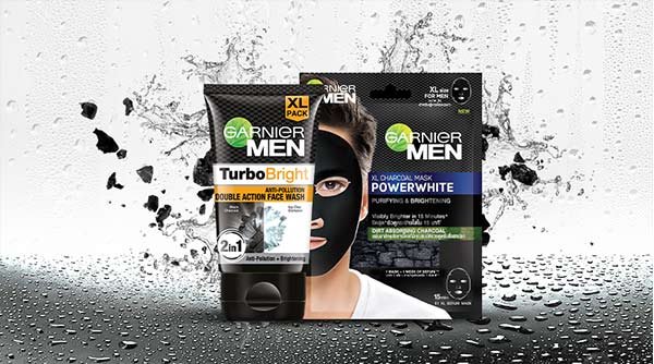 Garnier charcoal face on sale wash