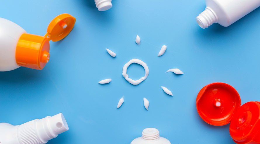 Types outlet of sunscreen