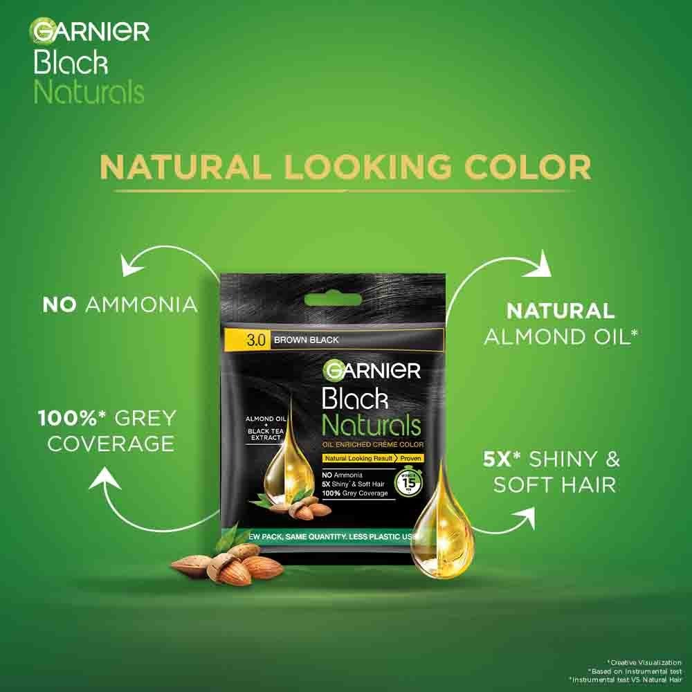 garnier black brown color