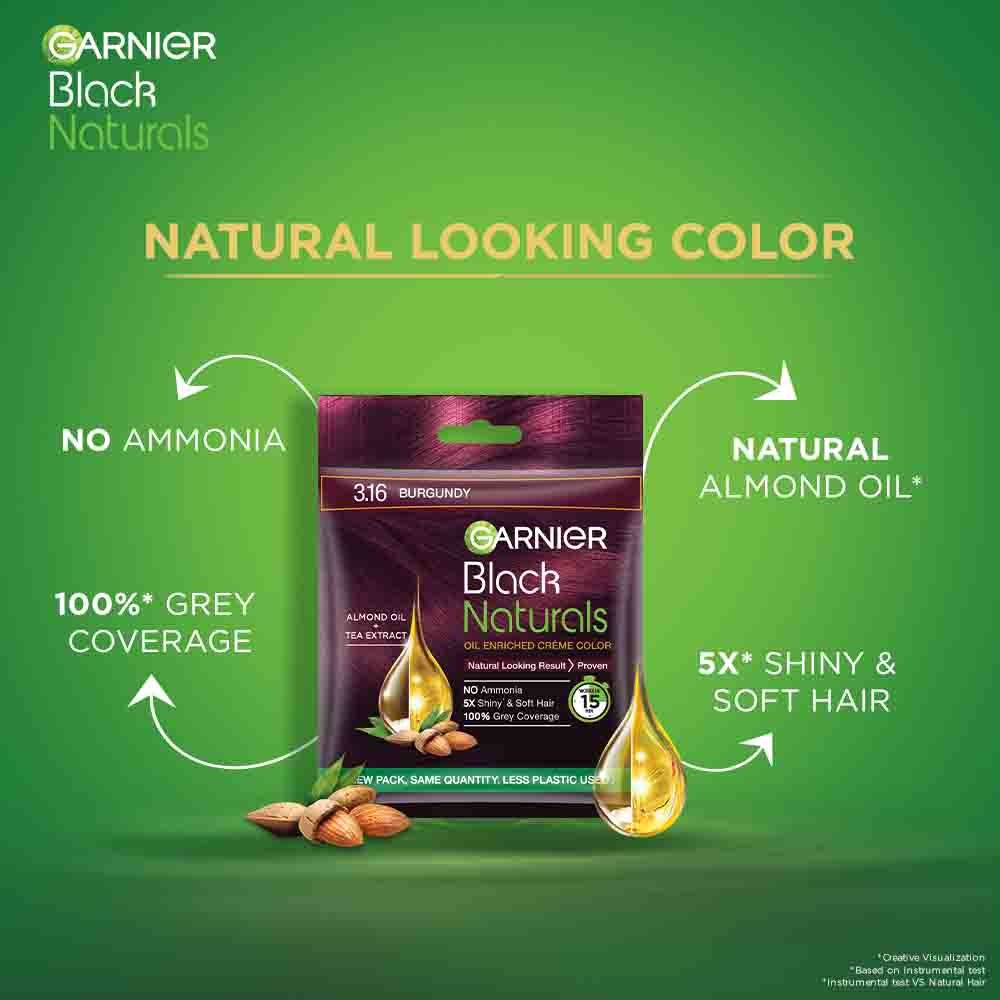 garnier black naturals burgundy