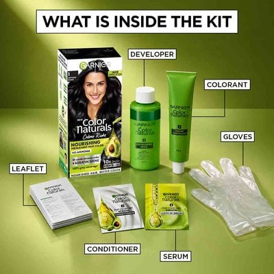 Garnier color natural shade 1 natural black