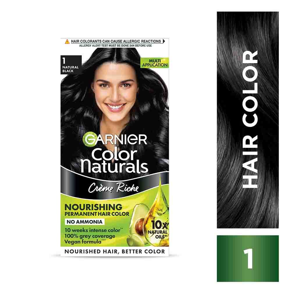 Hair color shade 1 natural black