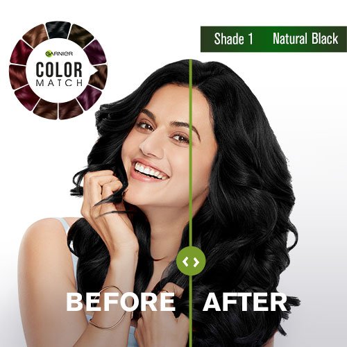 garnier shade 1 natural black hair color