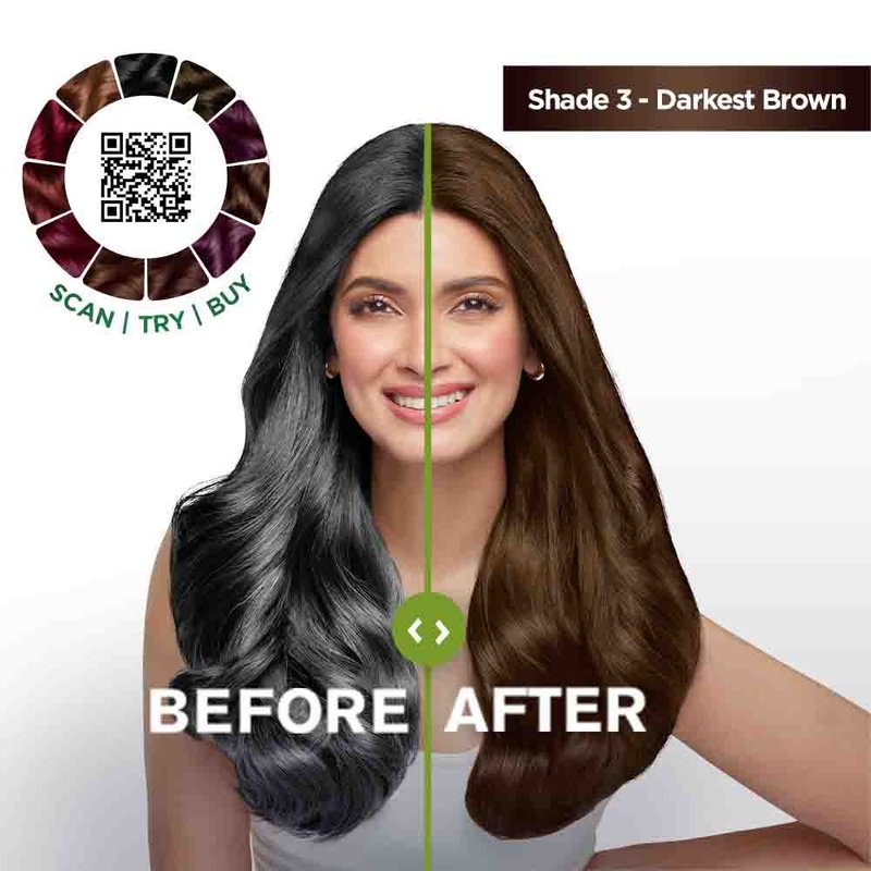 Garnier Color Naturals Shade 3 Darkest Brown Hair Color Garnier India