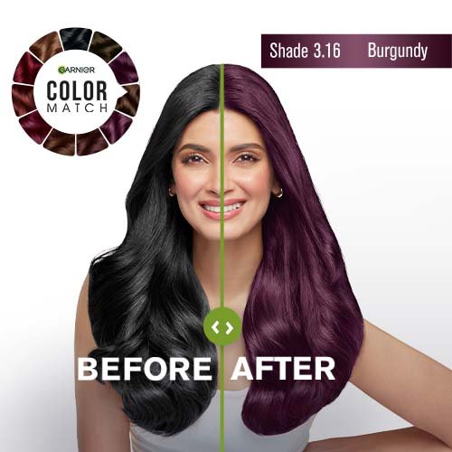 garnier 3.16 burgundy hair color