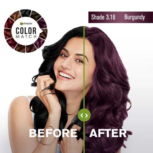 garnier 3.16 burgundy hair color