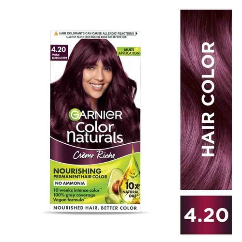Garnier Color Naturals Shade Wine Burgundy Hair Color