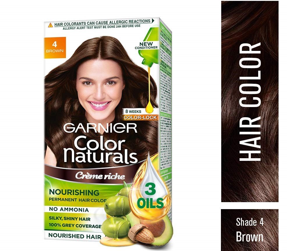 Buy Garnier Color Naturals Shade 4.2 Wine Burgundy Hair ...