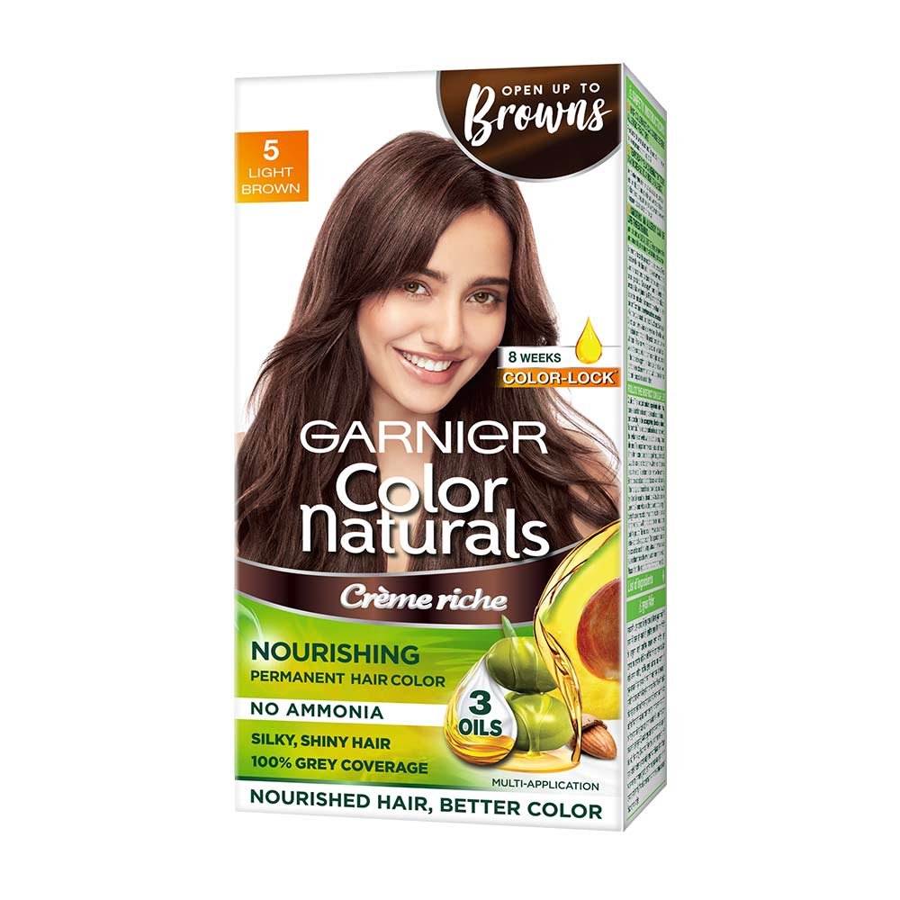 Buy Garnier Color Naturals Shade 5 Light Brown Hair Color At Best Price Buy Garnier Color Naturals Shade 5 Light Brown Hair Color At Best Price