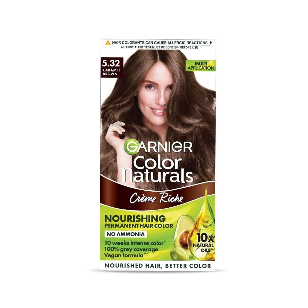 Garnier Color Naturals Shade 5.32 Caramel Brown