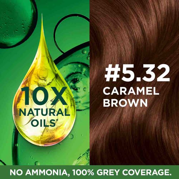 Garnier Color Naturals Shade 5.32 Caramel Brown Hair Color