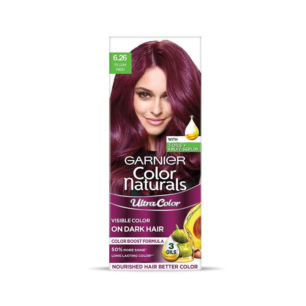 Garnier Color Naturals Ultra Shade 6.26 Plum Red