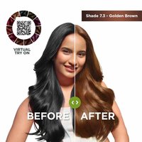 Color Naturals Ultra Shade 7.3 Golden Brown Before After Image