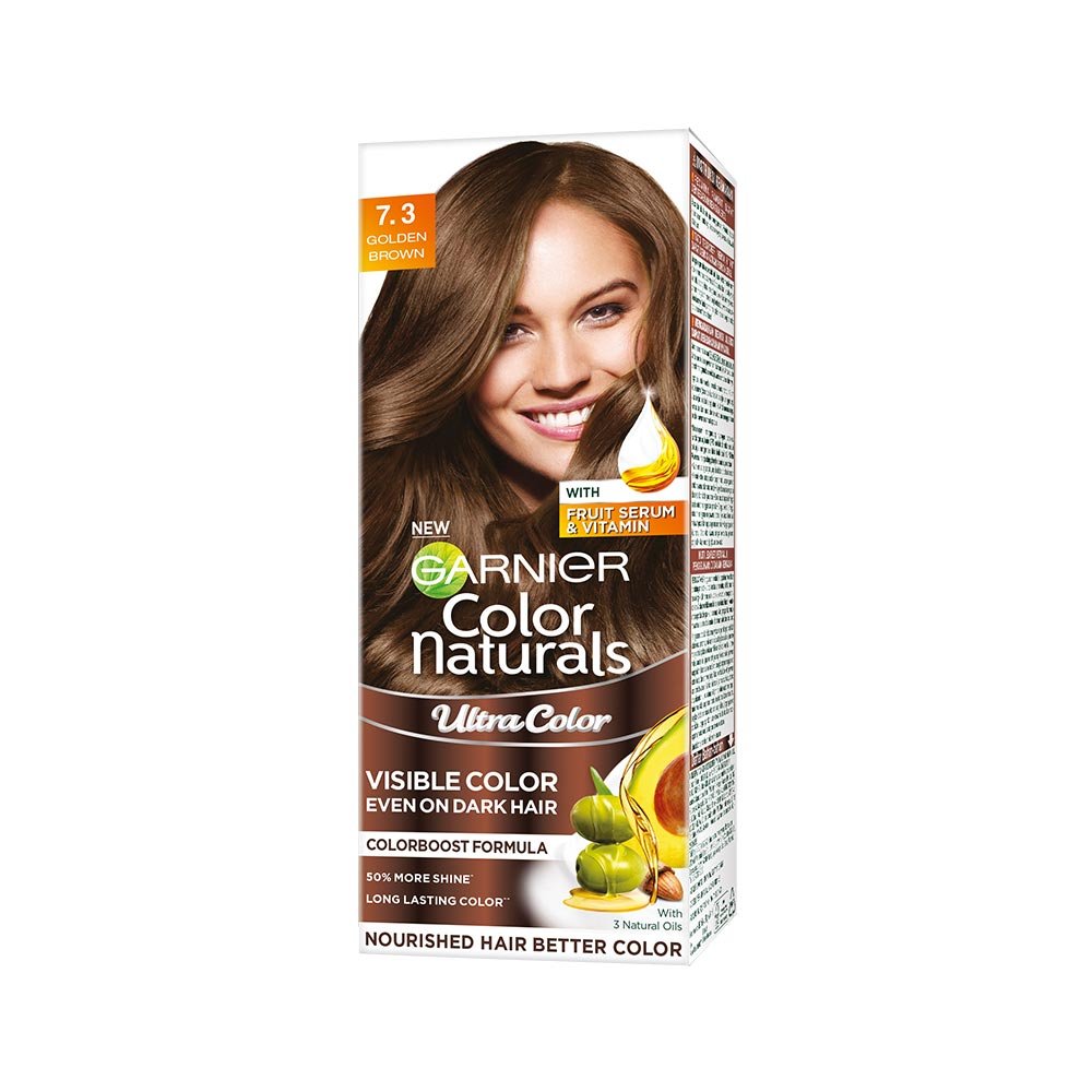 Buy Garnier Color Naturals Ultra Shade 7.3 Golden Brown ...