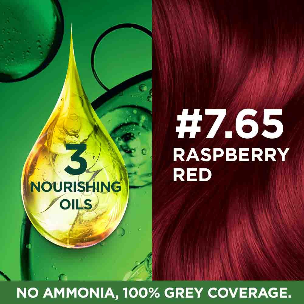 Garnier Color Naturals Ultra Shade 7.65 Raspberry Red Hair Color