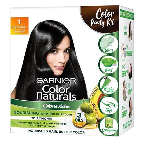 Garnier Color Naturals Color Ready Kit - Shade 1 Natural Black