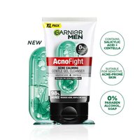 Explore Garnier Men Acno Fight Acne Calming Gentle Gel Cleanser