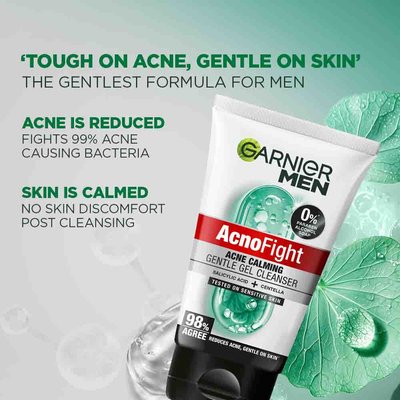 Garnier Men Acno Fight Gentle Gel Cleanser