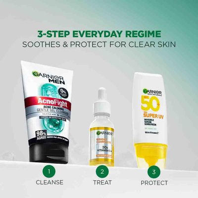 Garnier Men Acno Fight Gentle Gel Cleanser