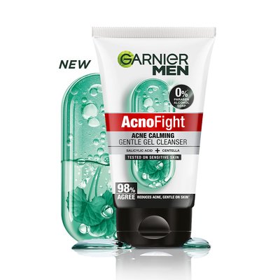 Garnier Men Acno Fight Gentle Gel Cleanser