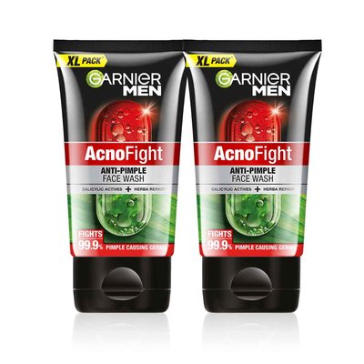 Garnier Acno Fight Anti Pimple Face Wash Pack of 2 – 150 GM