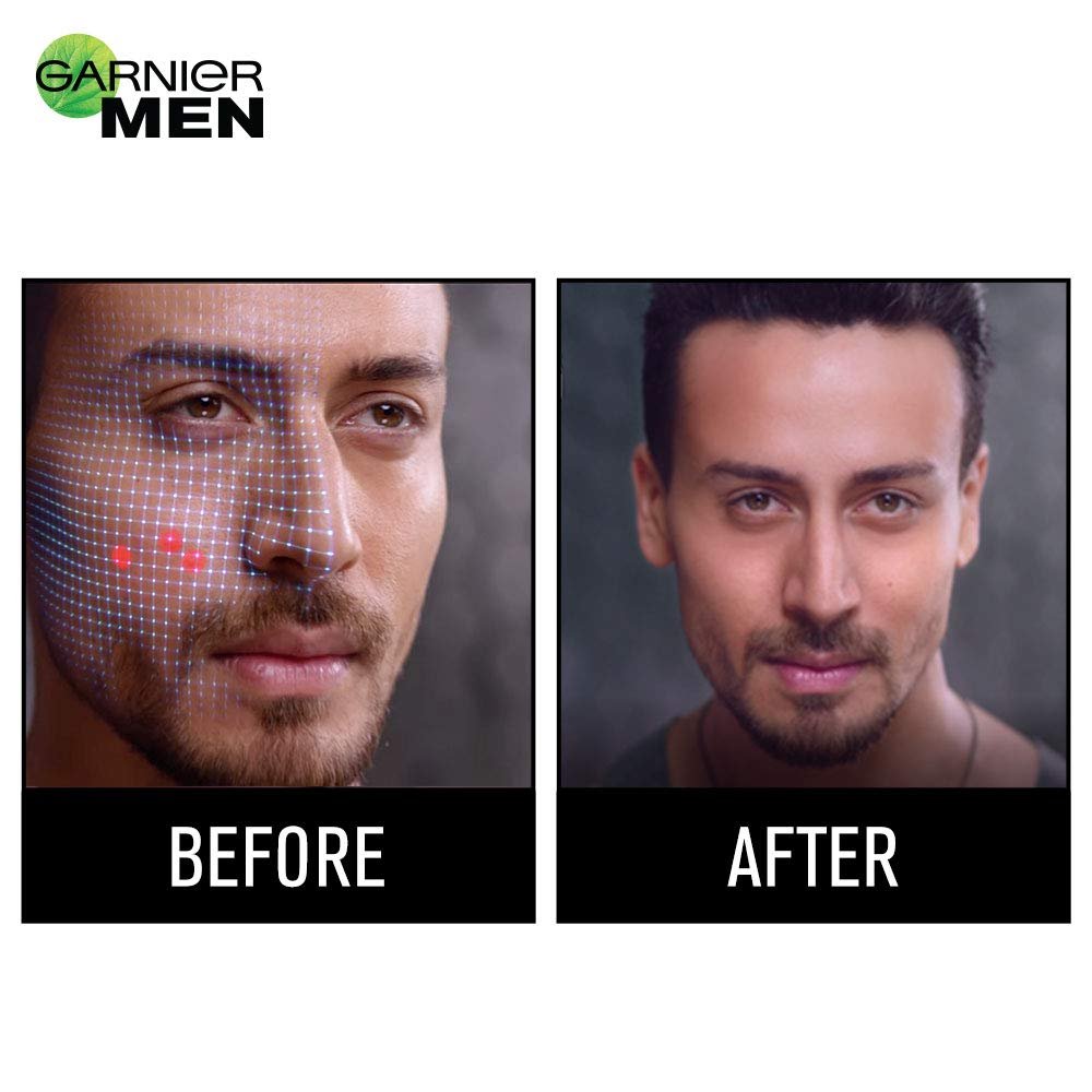 Garnier Men Acno Fight Facewash - Before After Image