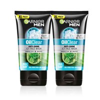 Garnier Men Oil Clear Anti Shine Icy Face Wash Pack of 2 – 150 GM