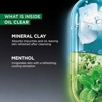 Oil Clear Face Wash for Men Contains Mineral Clay and Menthol