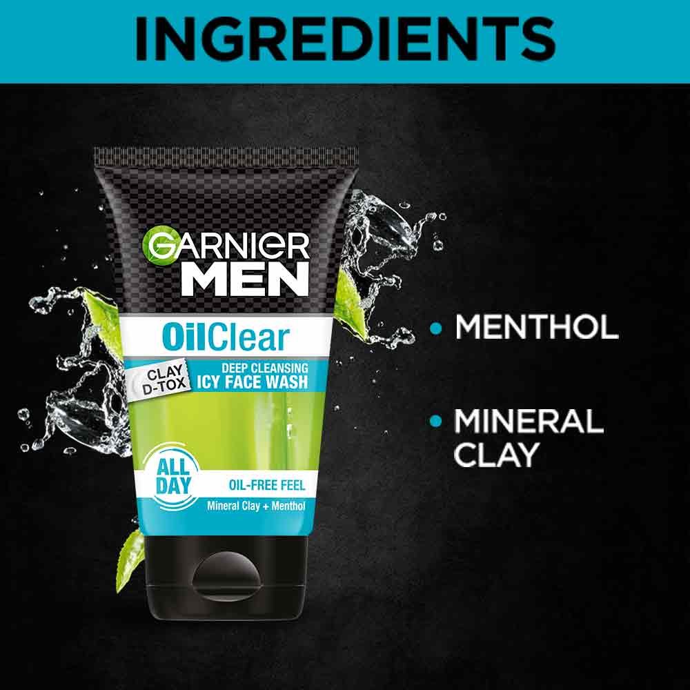 Garnier Men Oil Clear Clay D - Tox Ingredients