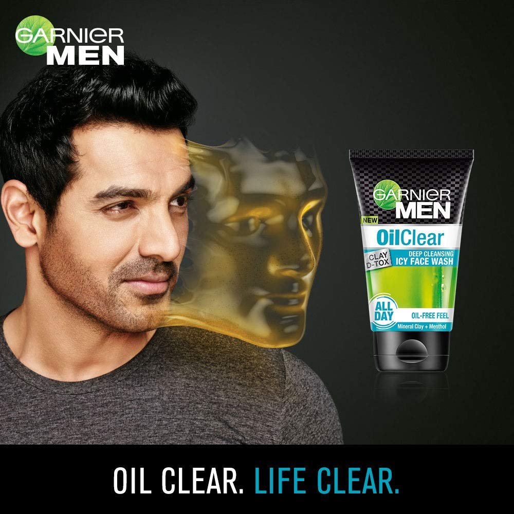 Get Oil Free Skin with Garnier Men Facewash