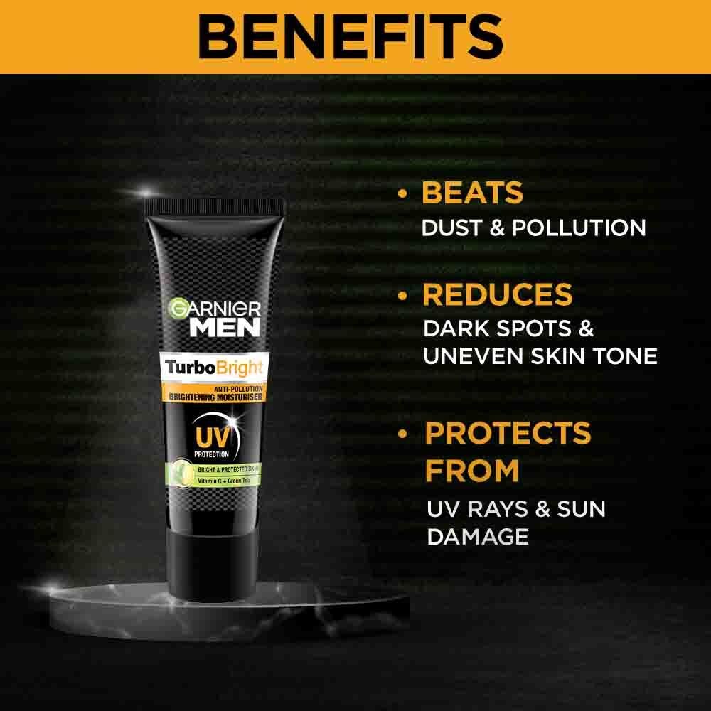 Garnier Men Power White Anti-Pollution Brightening Moisturiser Benefits 