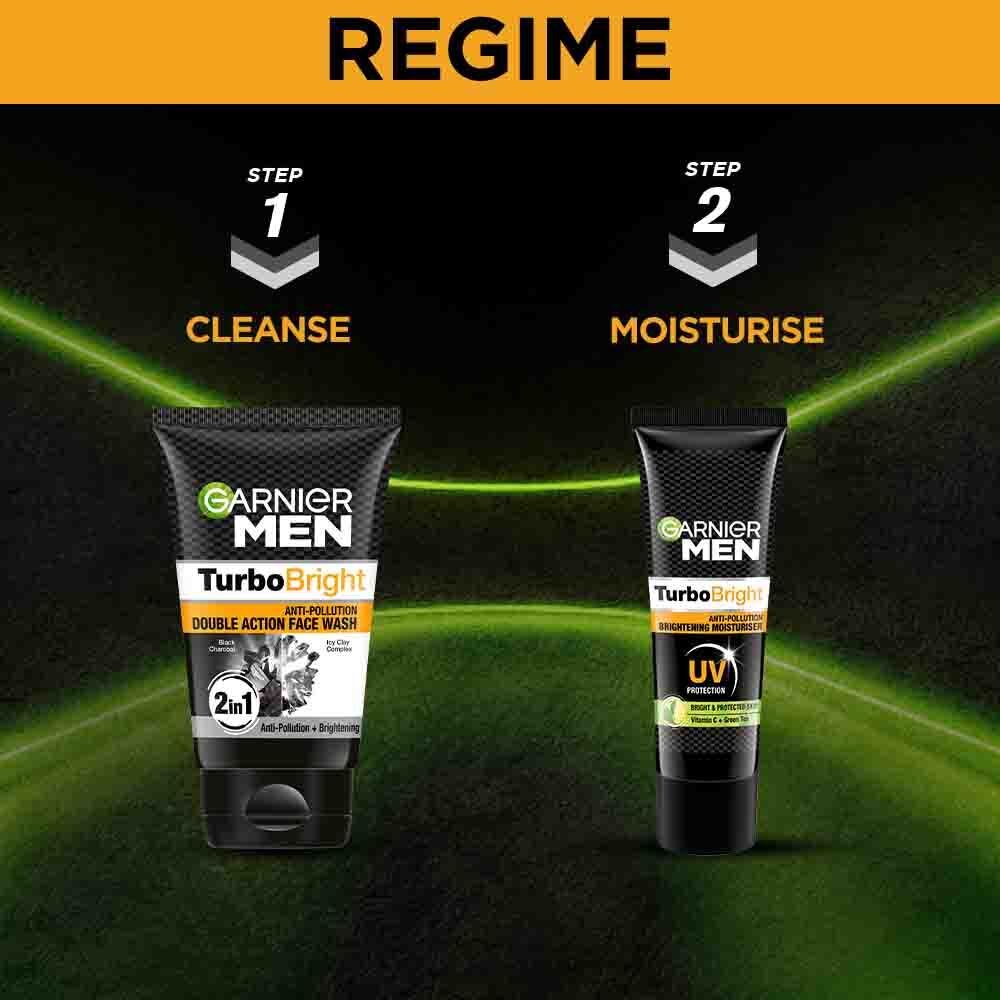 Regime Garnier Men Power White Anti-Pollution Brightening Moisturiser