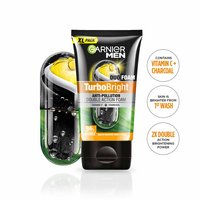 Explore Garnier Men Turbo Bright Anti Pollution Double Action Foam