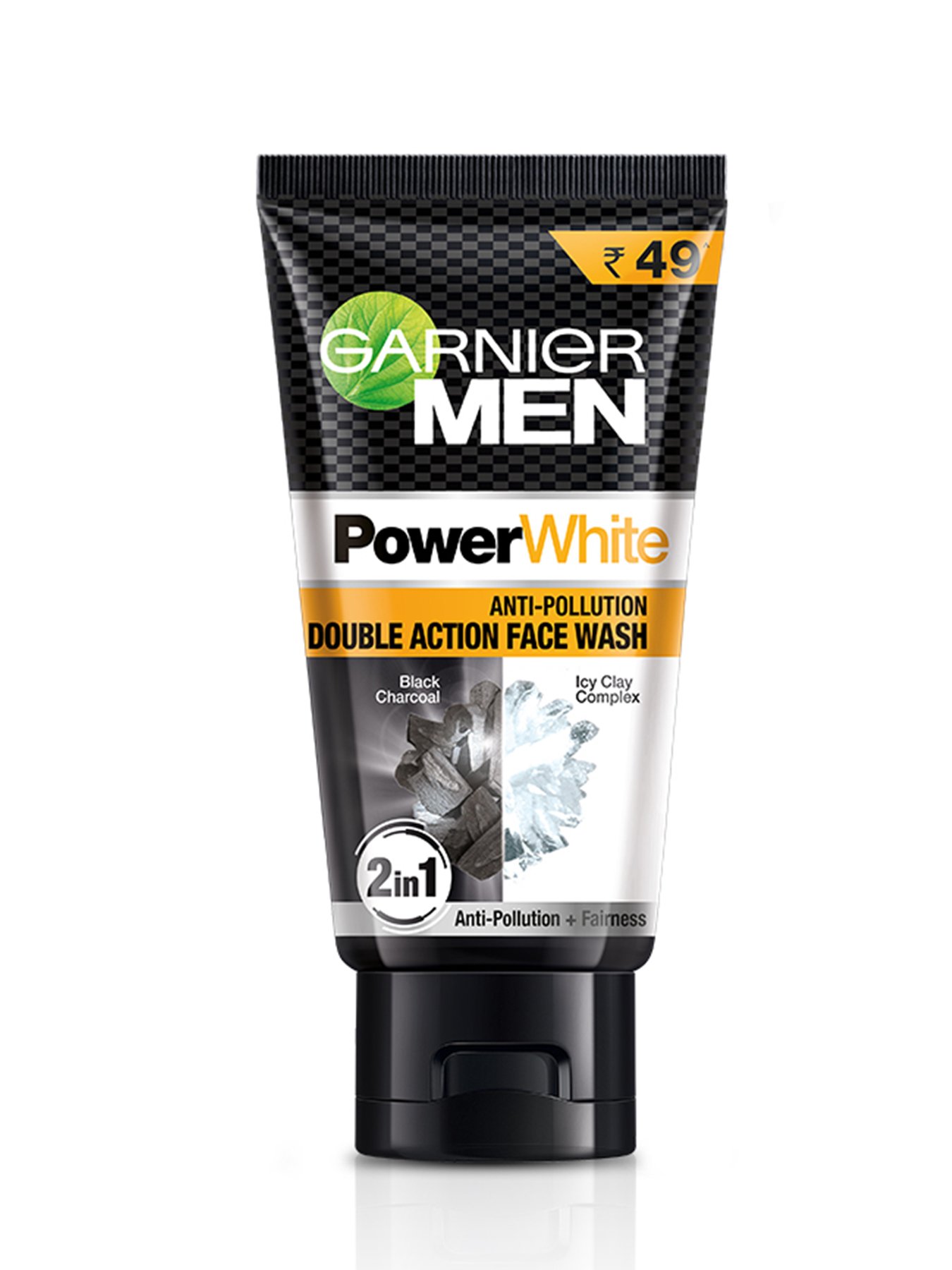 Buy Garnier Men Power White AntiPollution Double Action Face Wash