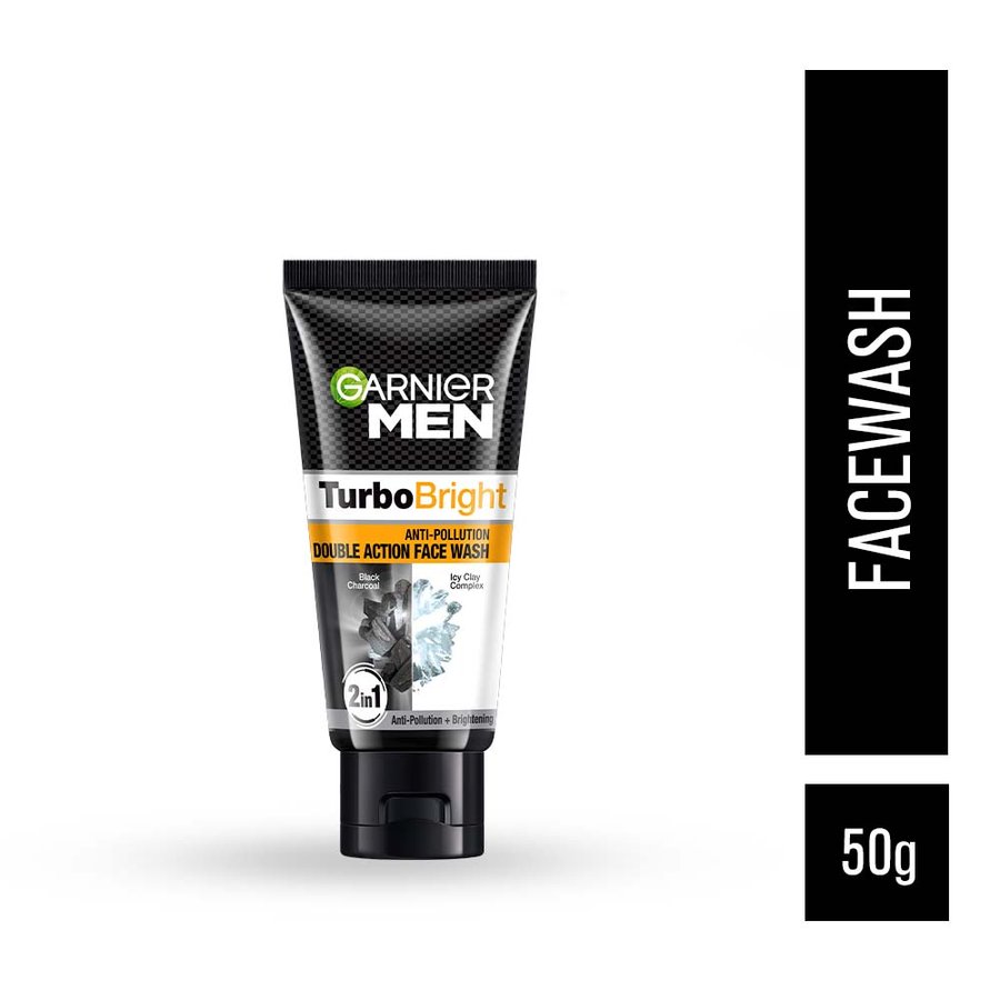 Garnier Men Turbo Bright Face Wash - Best Charcoal Face Wash