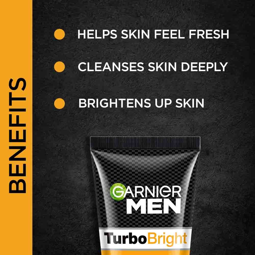 Garnier Turbo Bright Brightening Face Wash Benefits