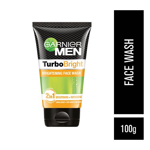 Garnier Men Turbo Bright Fairness Face Wash 100g