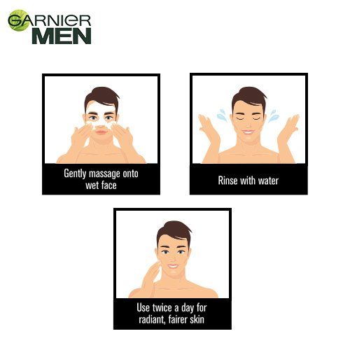 How To Use Garnier Men Facewash