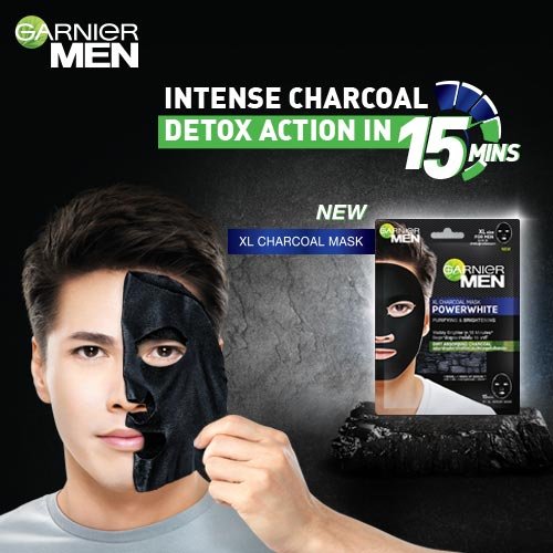 Charcoal Mask For Men - Detox Action
