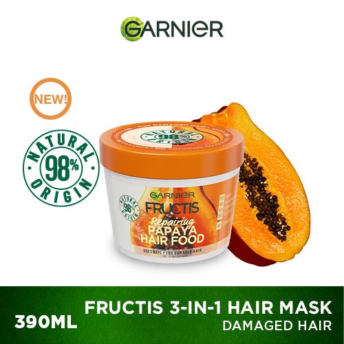 Garnier Hair Food Papaya Hair Mask Treatment For Damaged Hair Garnier India
