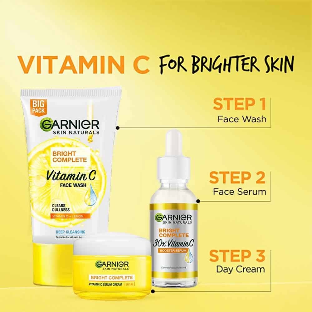 garnier bright complete face wash price