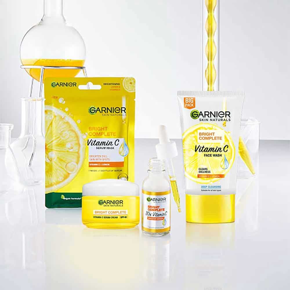 Garnier Bright Complete Facewash 150g