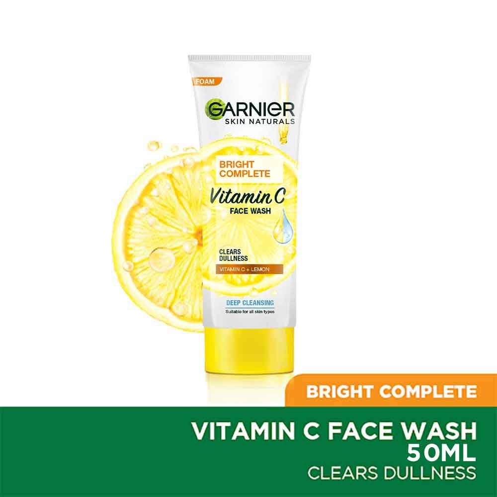 garnier bright complete face wash