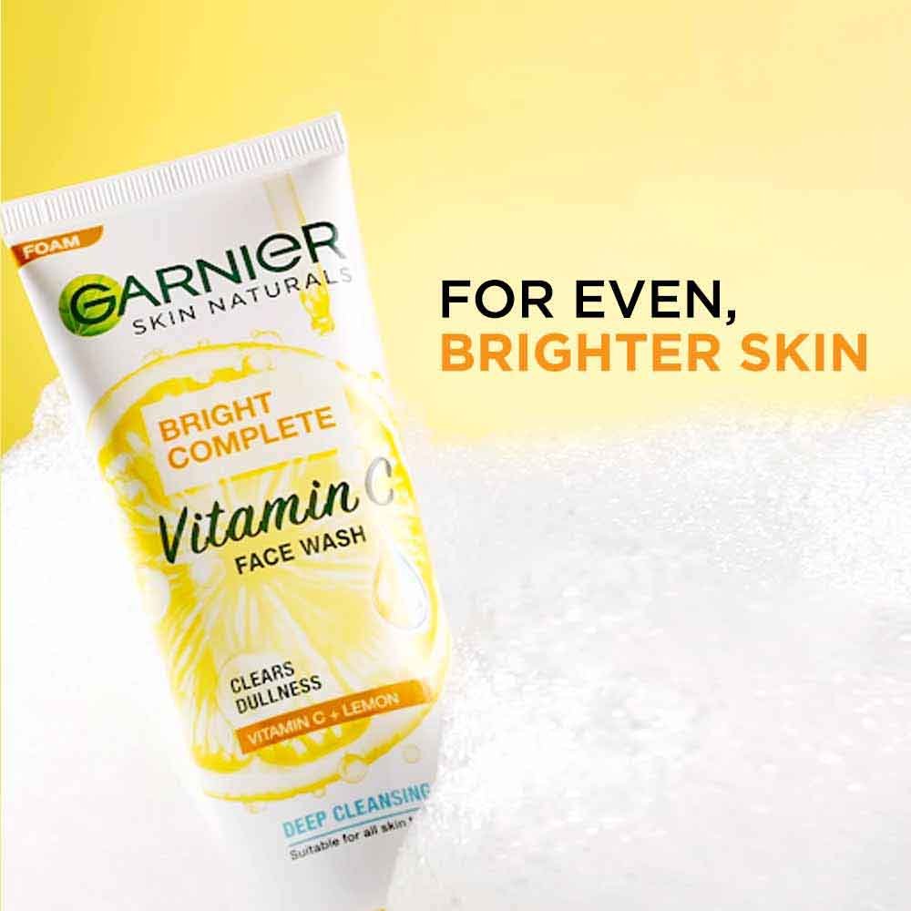 Garnier Bright Complete Facewash for brighter skin