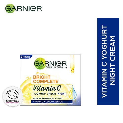 Garnier night face cream