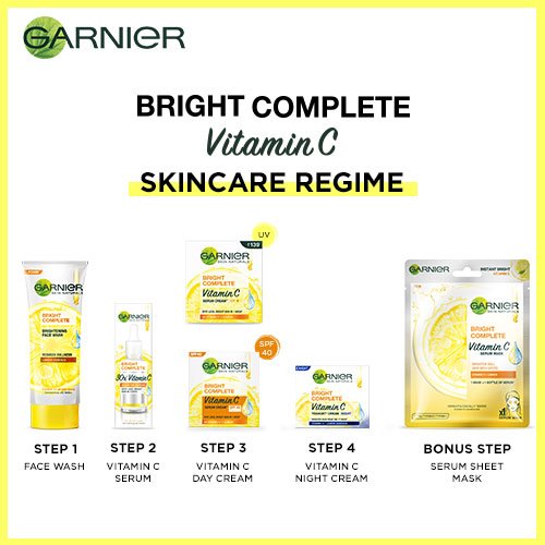 Garnier Bright Complete Night Cream Fairness Night Cream