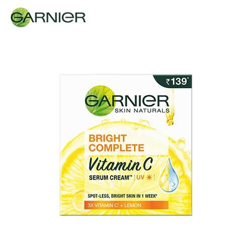 Garnier Bright Complete Vitamin C Serum Cream UV Moisturizing Face Cream